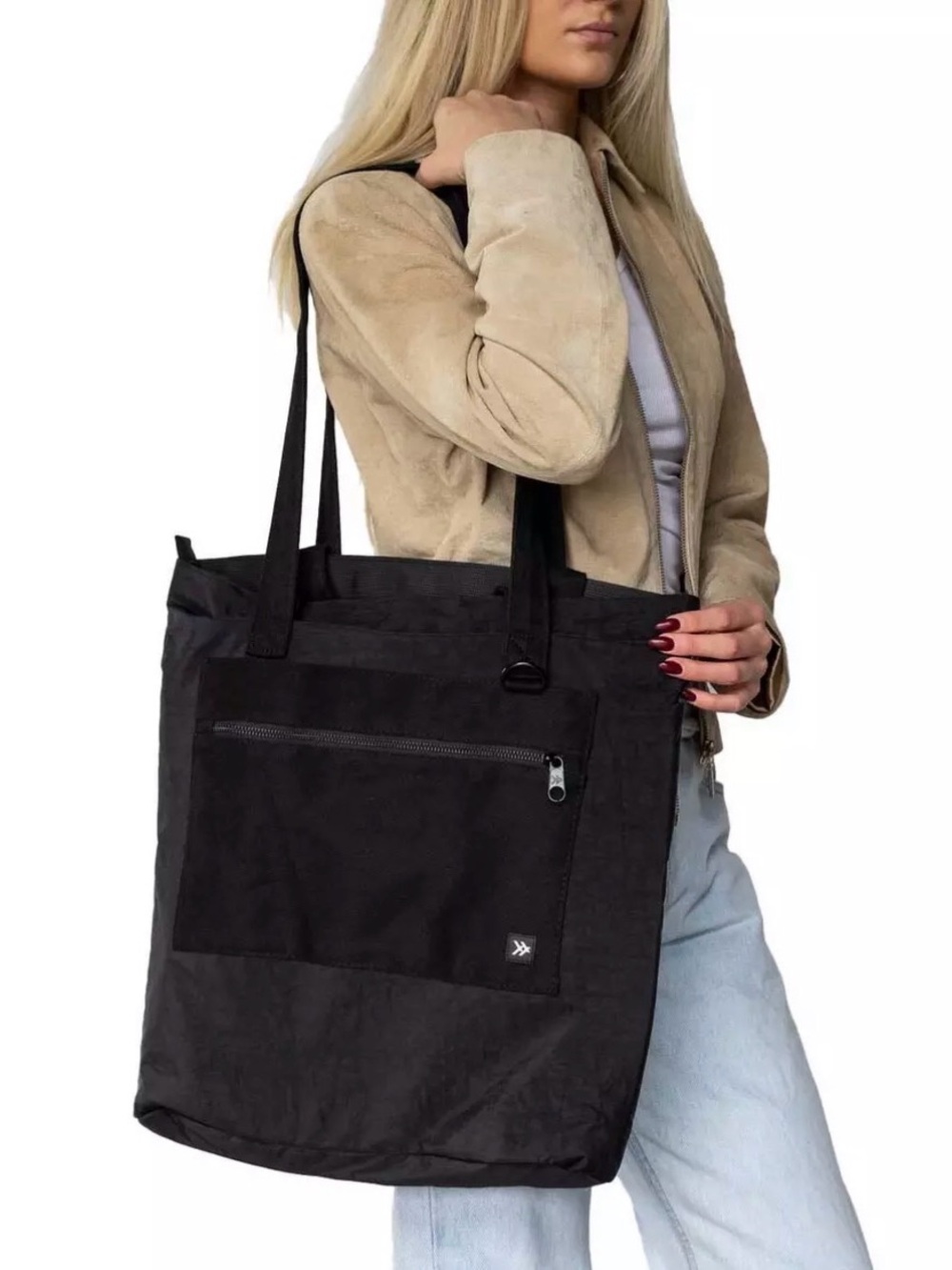 Thread Wallets Black Utility Everyday Tote Bag